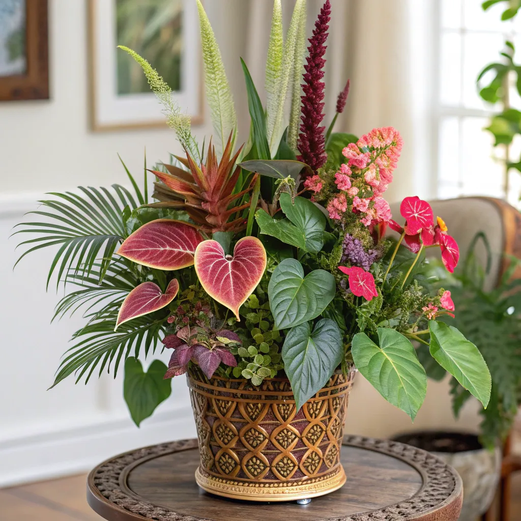 Stylized arrangement of plants